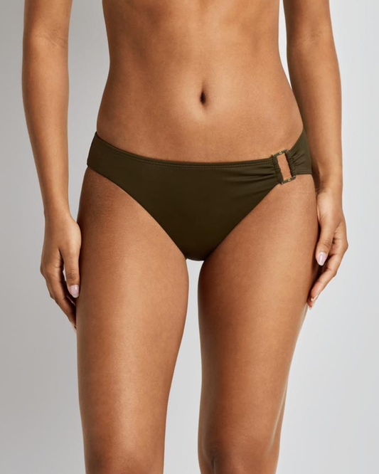 Lauren Ralph Lauren Beach Club Solids Ring Hipster Bikini Bottom (More Colors Available) - 20601051