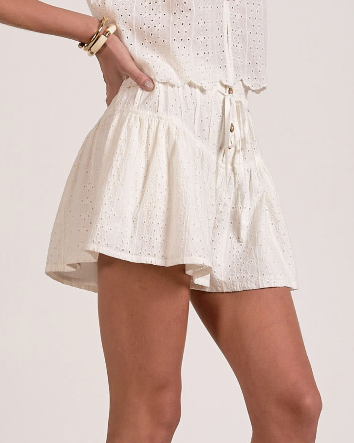 Elan Eyelet Short - EL3148 (More Colors Available)