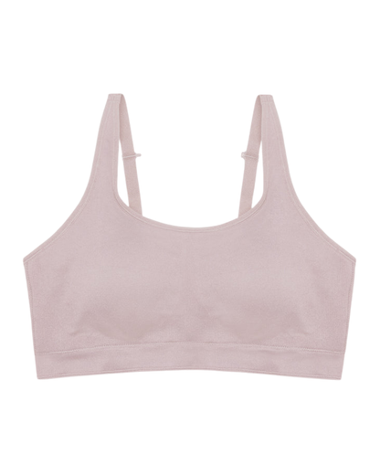 Curvy Couture Smooth Seamless Support Wireless Bra - 1605 - Bark
