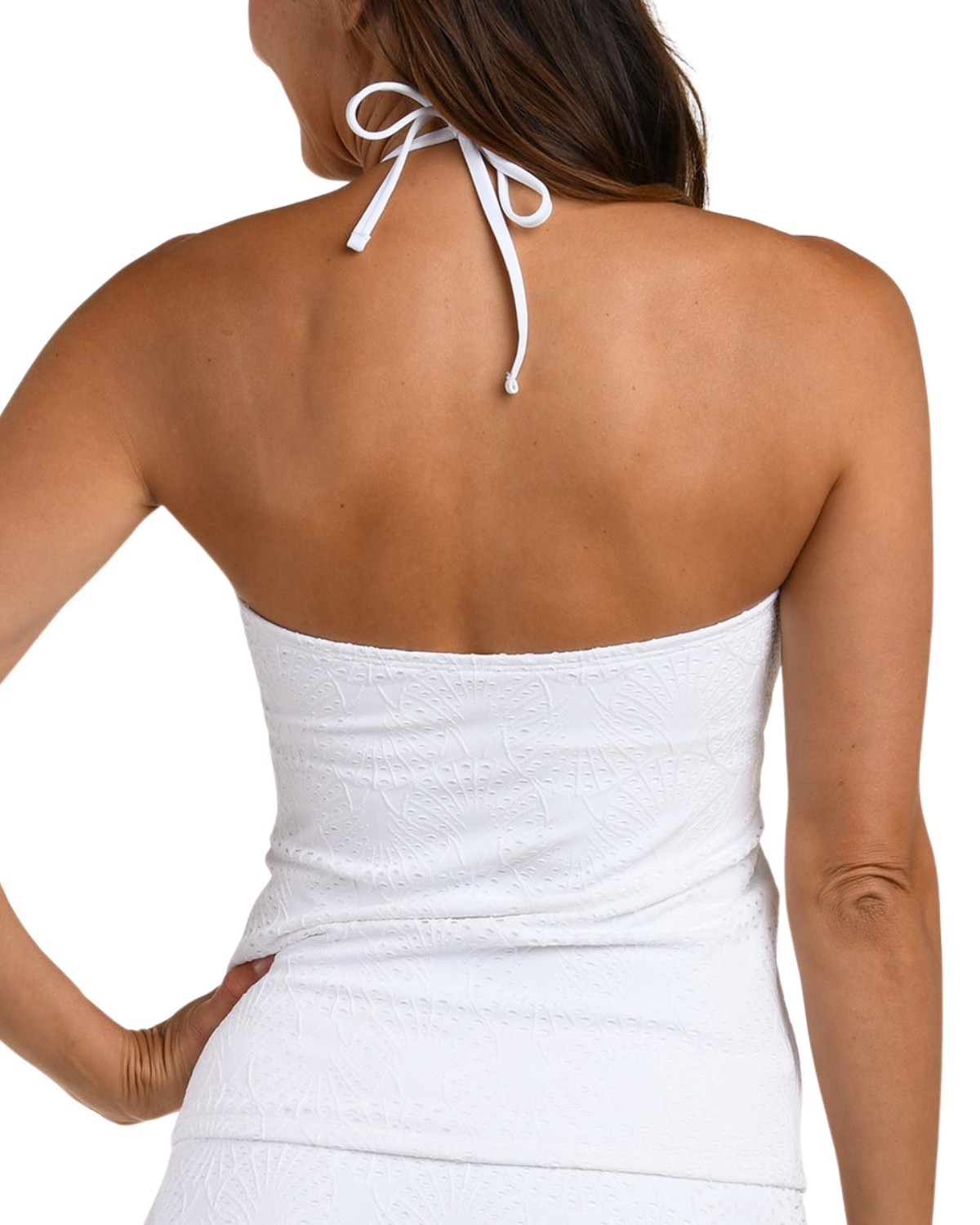 La Blanca Shellbound Bandeau Tankini Top - LB6DJ86