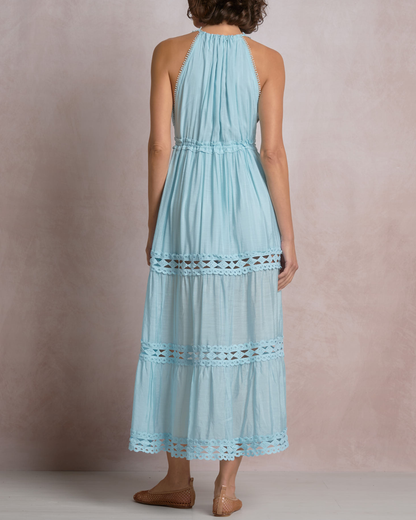 Elan Flowy V Neck Maxi Dress - VCL50197