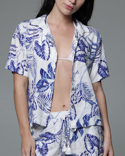 J Valdi Del Cabo Short Sleeve Button Down Shirt - J19836