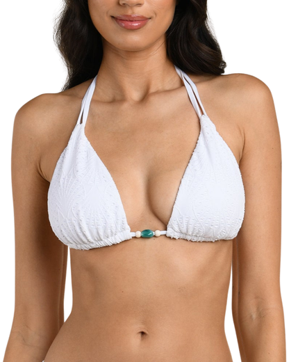 La Blanca Shellbound Halter Triangle Top - LB6DJ80