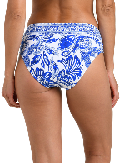 La Blanca Botanical Brocade High Waist Brief Bottom - LB6CC98