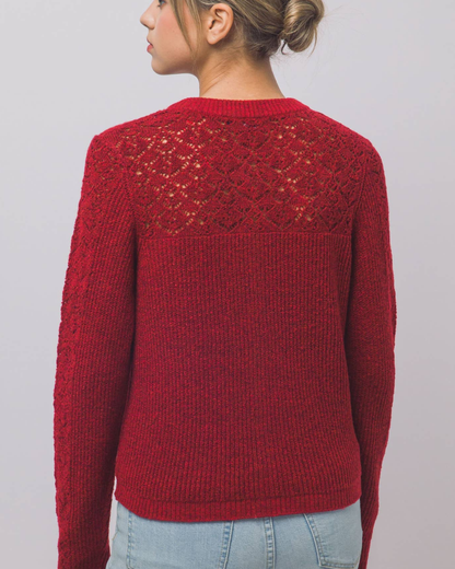 42POPS Pointelle Knit Cardigan - 30543-206084