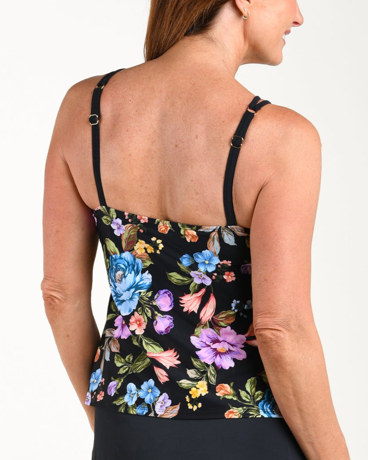 Maxine of Hollywood Queen's Garden High Neck Underwire Tankini Top - MM6ME60