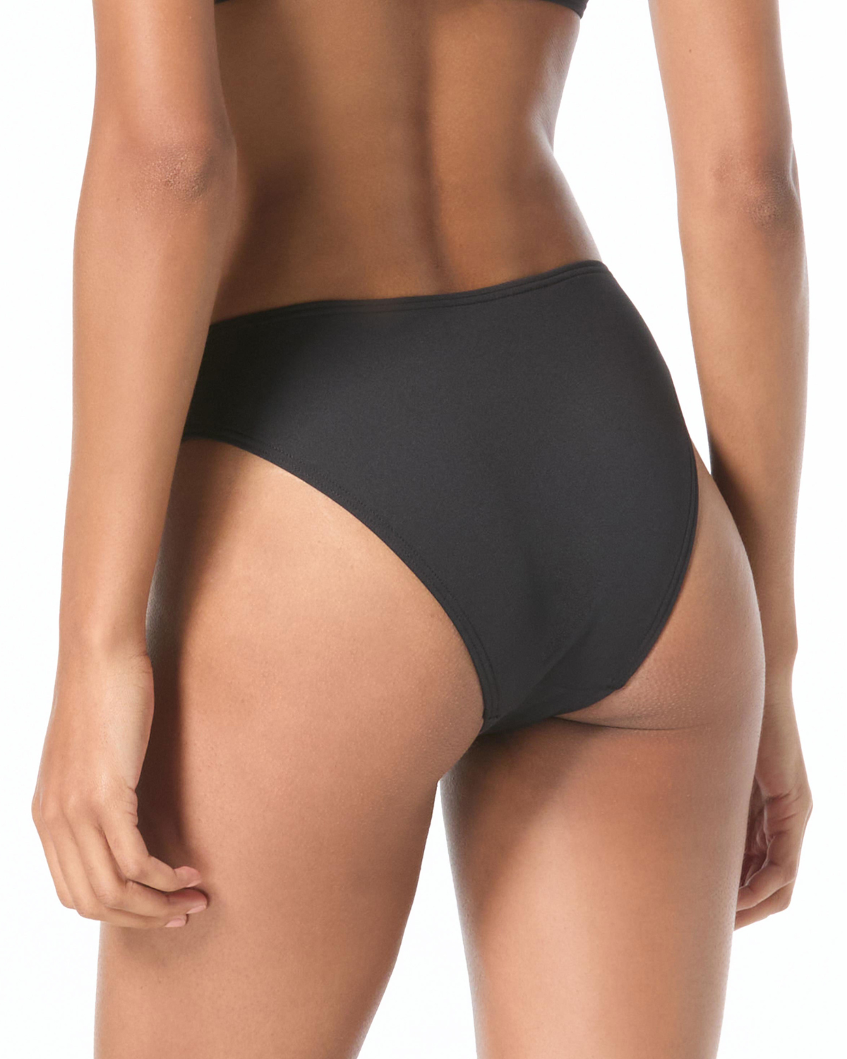 Michael Kors Rhinestone Stud Solids Classic Bikini Bottom - MM17498