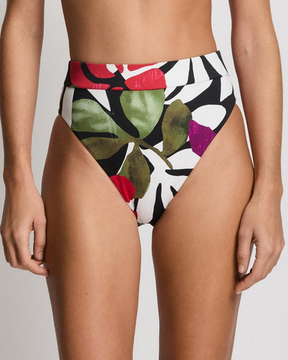 Lauren Ralph Lauren Modern Jungle Floral Banded High Waist Bottom - 20637254