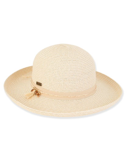 Sun N Sand Vera Paper Braid Up Brim Hat (More Colors Available) - HH3099