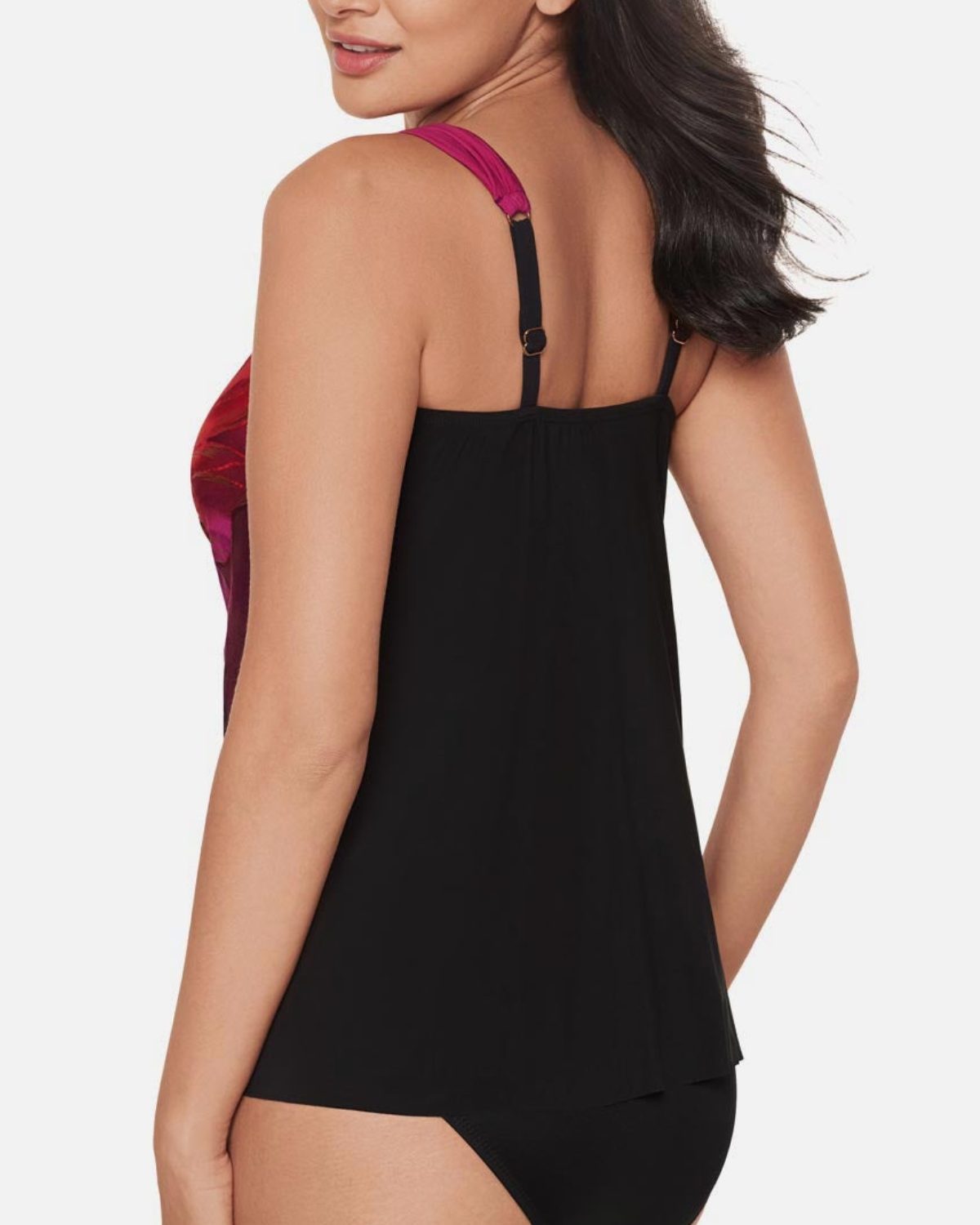 Miraclesuit Petali Rose Dazzle Tankini Top in Petali Rosa - 6567326