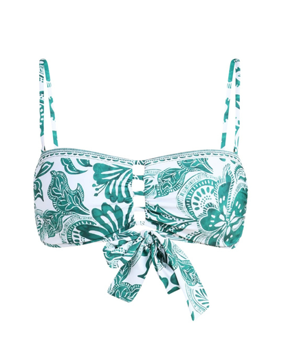 La Blanca Botanical Brocade Bandeau Bikini Top (More Colors Available) - LB6CC81