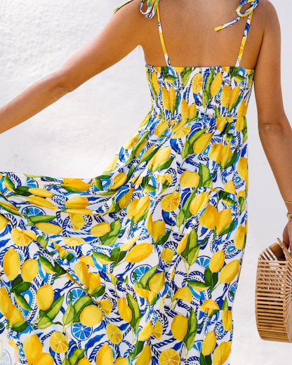 Kenny Flowers Positano Lemon Dress - RDS-LMN