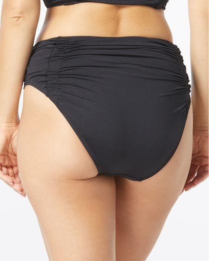 Carmen Marc Valvo Solids Shirred Waist Bottom (More Colors Available) - C10223