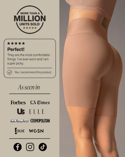 Leonisa Powerstay Stay-In-Place Seamless Shapewear Shorts - 012970