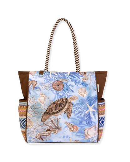Sun N Sand Sea Whispers Shoulder Tote - Mhs030