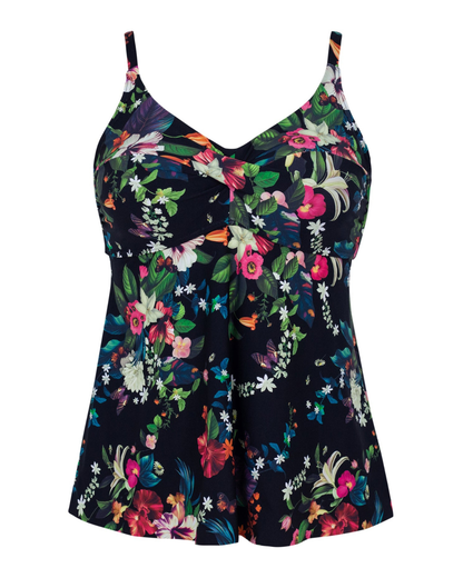 Sunsets Escape Fleur Noire Tori Tankini Top - 955T