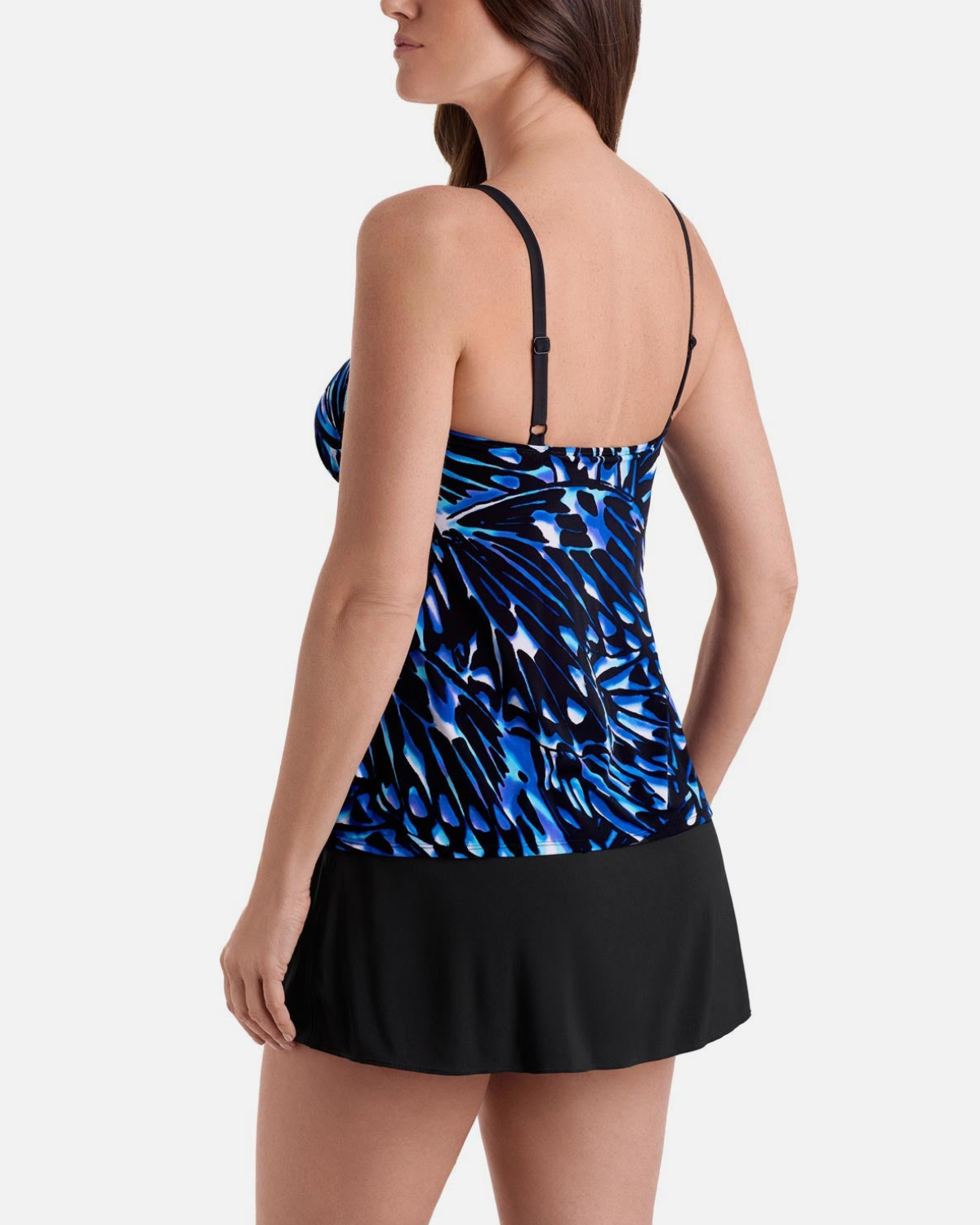 Longitude Wingful Thinking Long Torso Ruffle Faux Skirtini  - L260347