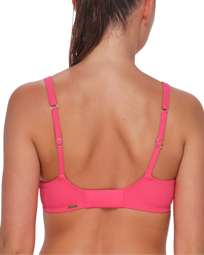 Sunsets Posy Pink Crepe Ally D+ Underwire Top - 572