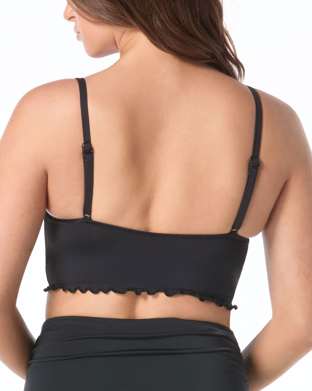 Coco Reef Classic Solids Lavish Ruffle Underwire Bikini Top - U95058