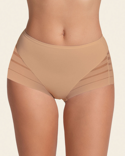 Leonisa Lace Stripe Lace Stripe Undetectable Classic Shaper Knicker - 012903