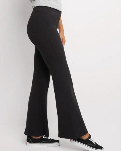 Hanes Hanes Originals Women's Stretch Jersey Flare Leggings, 31" - Og125 - Black