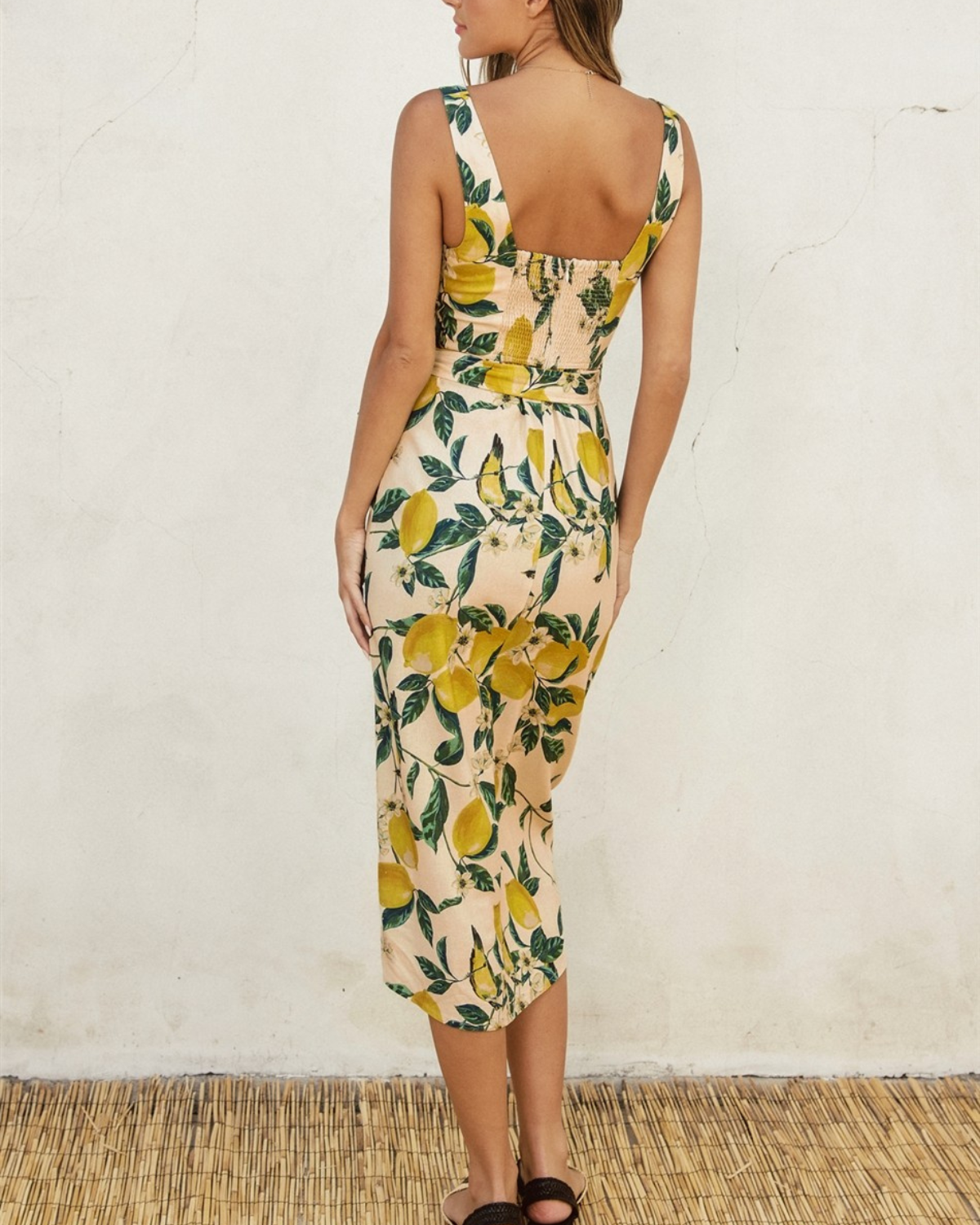 Dress Forum Vintage Lemonade Tulip Hem Midi Wrap Dress