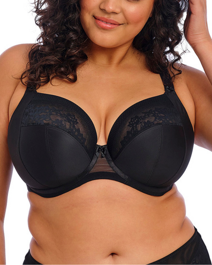 Elomi Nerina Plunge Underwire Bra - El302734- Black