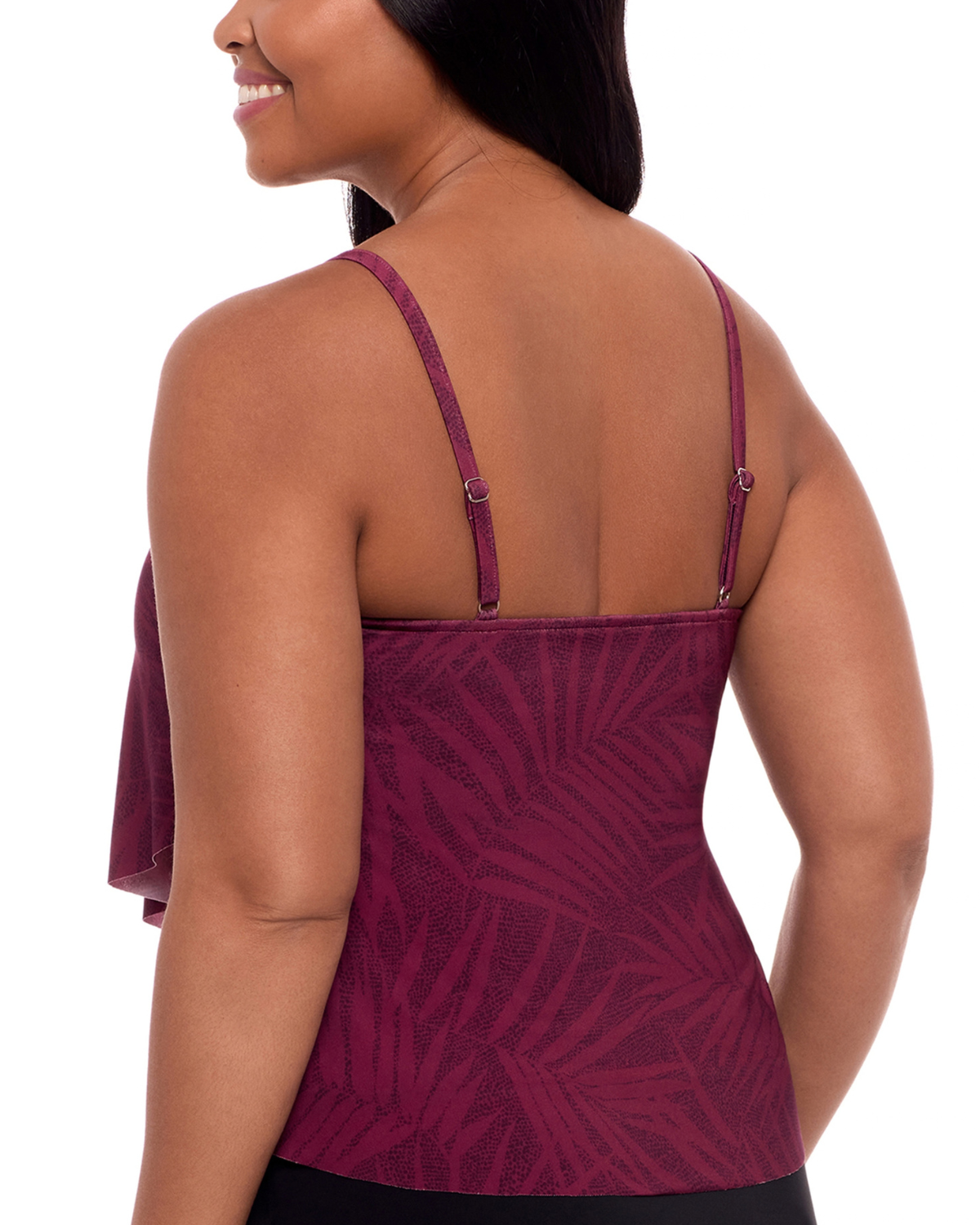 Trimshaper Palmy Nights Ronnie Tankini Top - 6556502