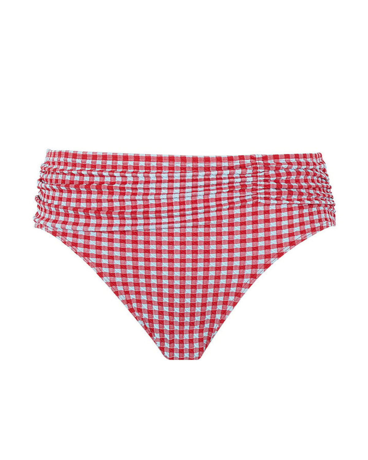 Panache Swimwear Gingham Midi Gathered Brief Bottom (More Colors Available) - SW1729