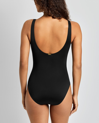 Lauren Ralph Lauren Beach Club Solids Ring One Piece - 20601016