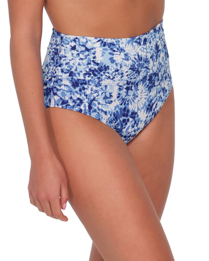 Sunsets Island Ink Rib Hannah High Waist Bottom - 33B