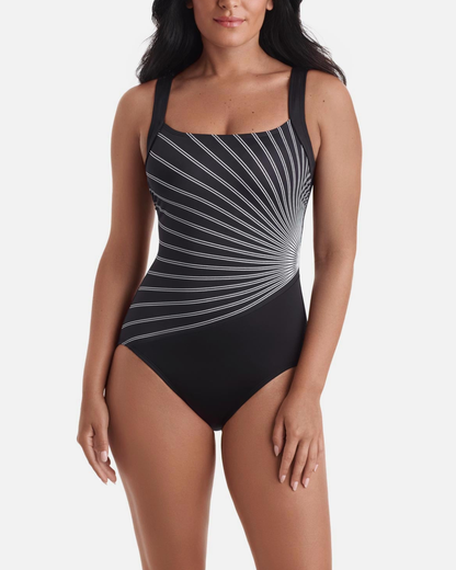 Shape Solver Sport Square Neck Illusion Tank One Piece (More colors available) - SVS260103