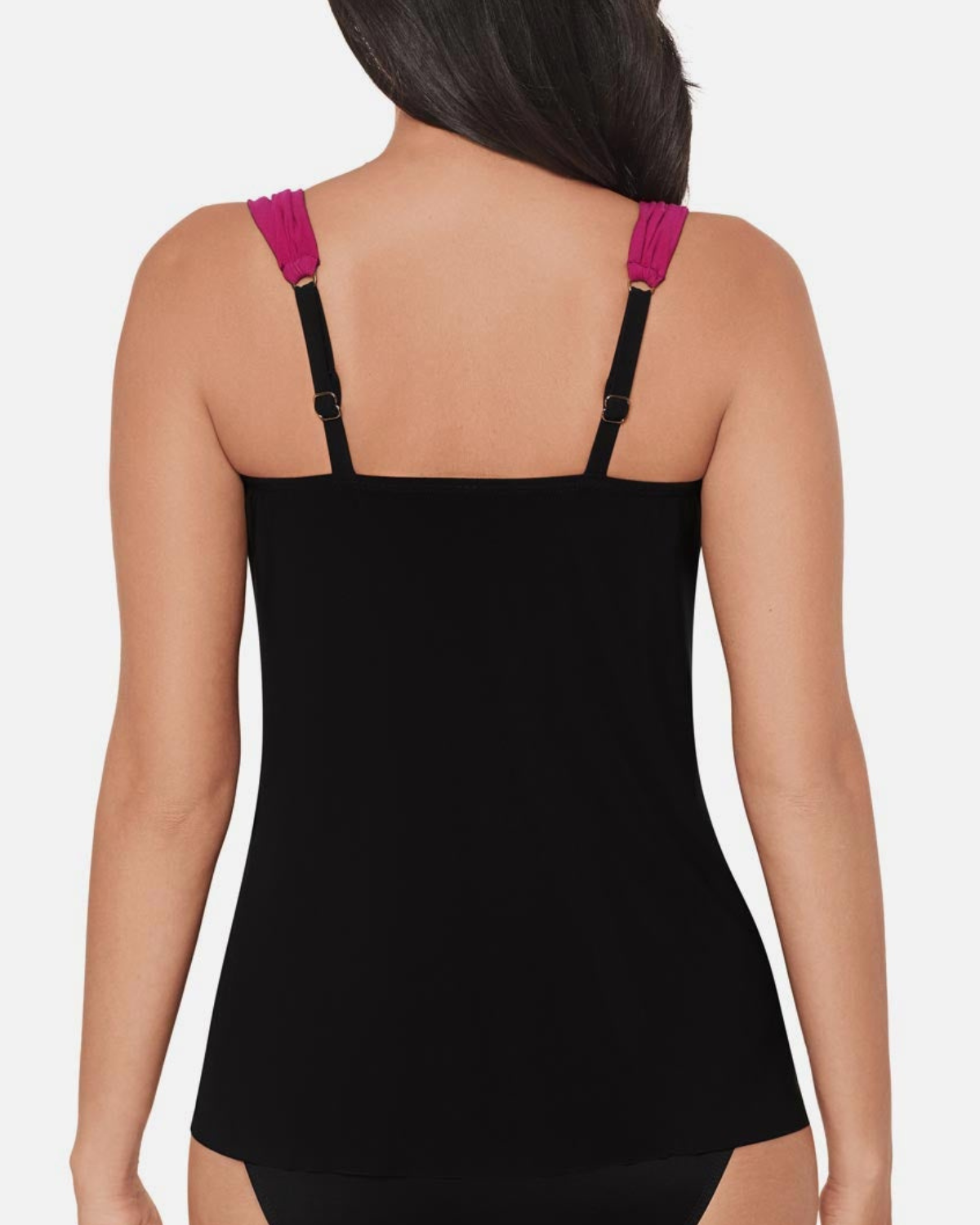 Miraclesuit Petali Rose Dazzle Tankini Top in Petali Rosa - 6567326