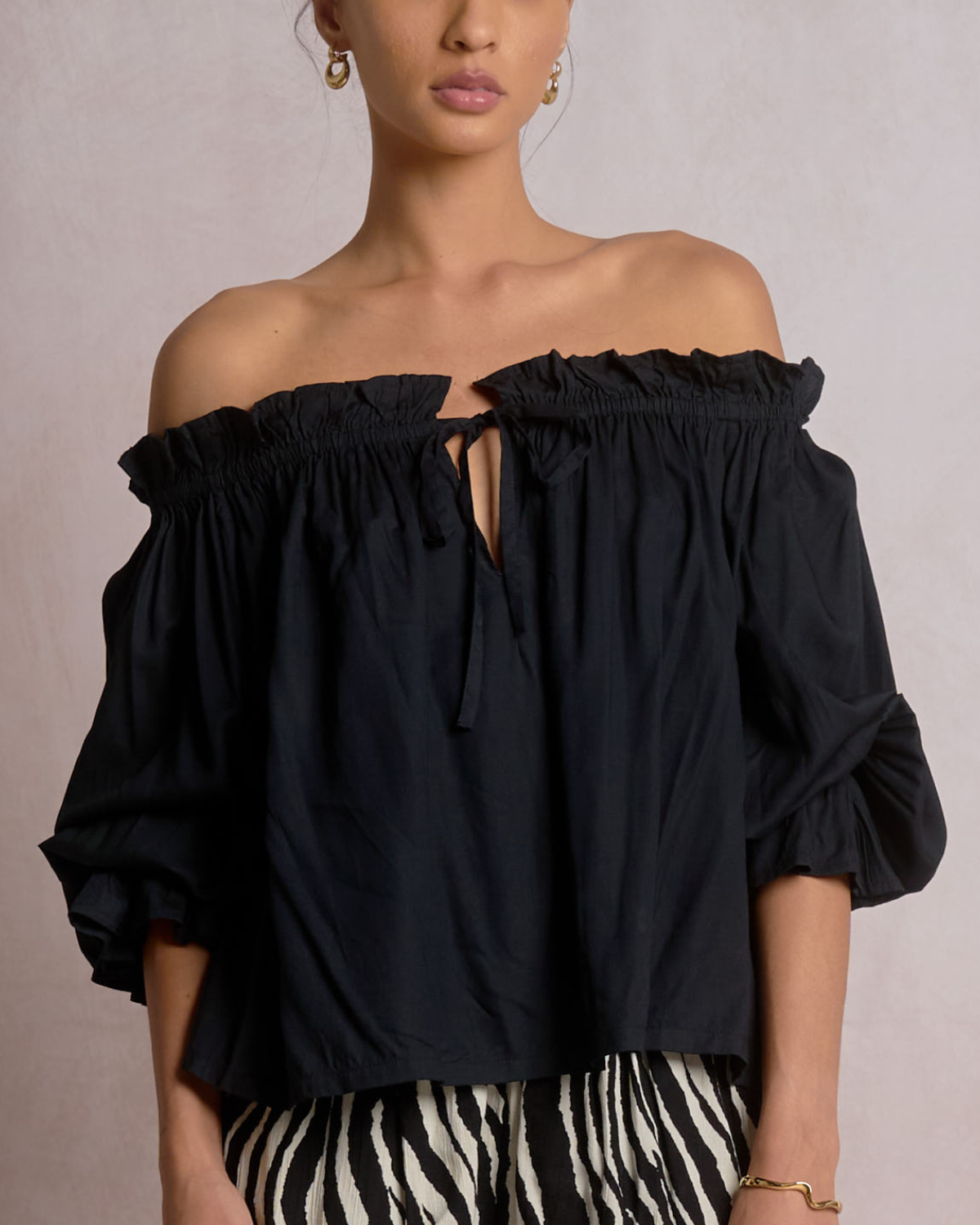 Elan Off Shoulder Top (More Colors Available) - RY11572 – Blum's
