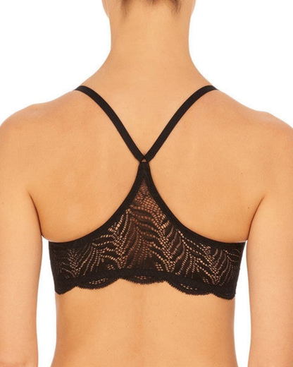 Natori Lush Front Close T-Back T-Shirt Bra - 728309 - Black