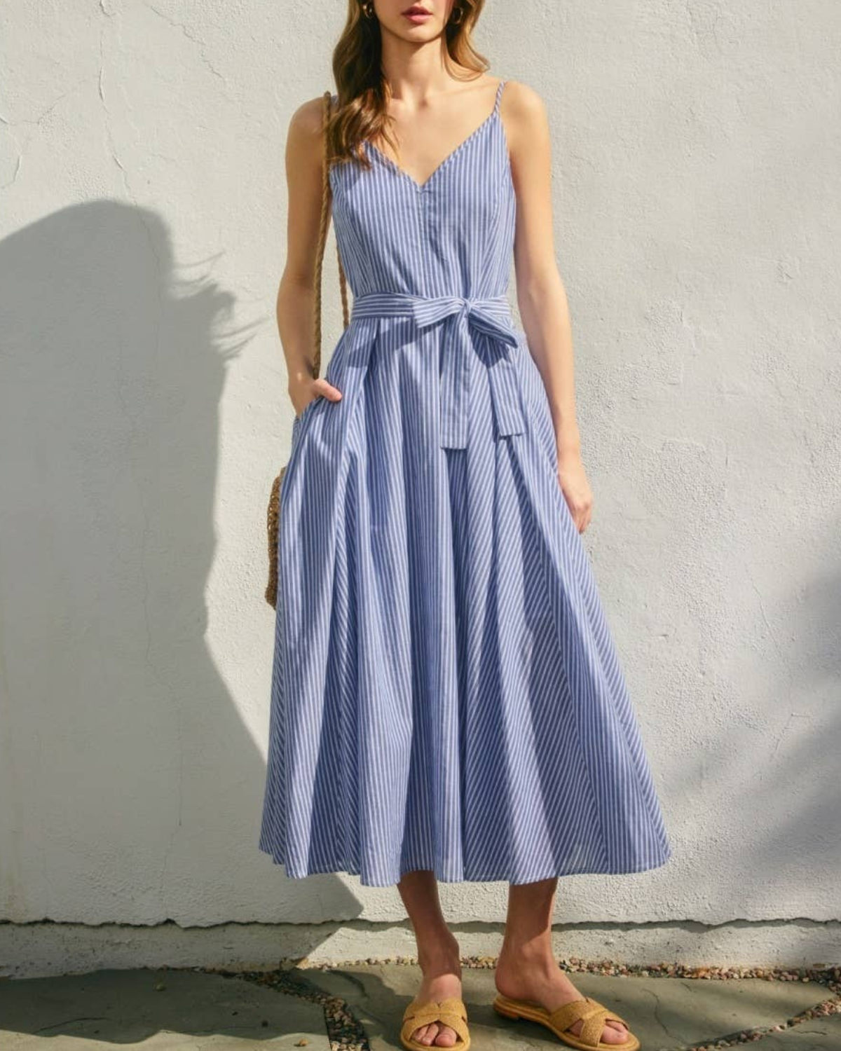 Dress Forum Better Off Plunging Fit and Flare Dress - FD12398