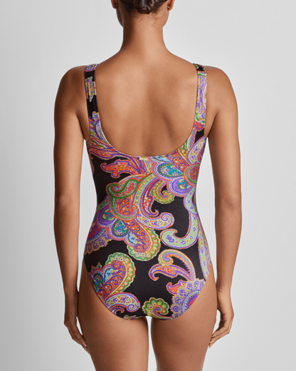 2025 Lauren Ralph Lauren Bordado Paisley Ring One Piece 2025 Lauren Ralph Lauren Bordado Paisley Ring One Piece