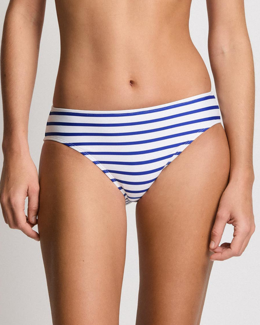 Lauren Ralph Lauren Seaside Stripe Hipster Brief Bottom - 20641050