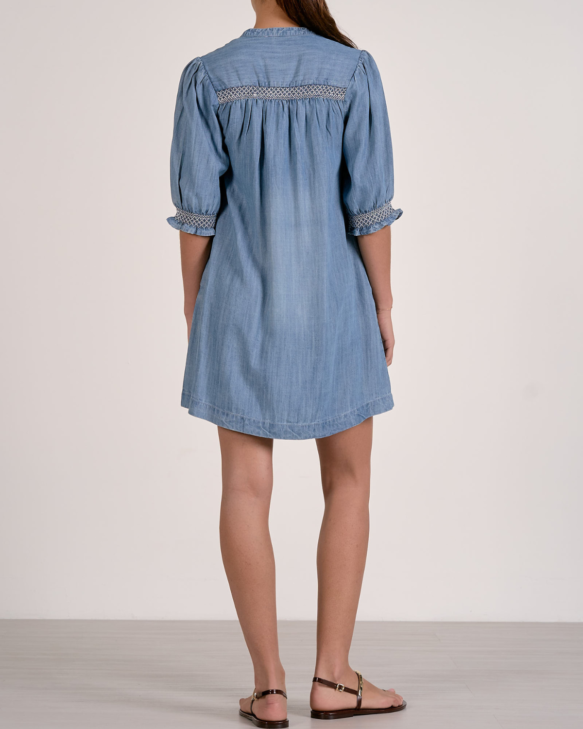 Elan Denim Shift Dress - DT50331