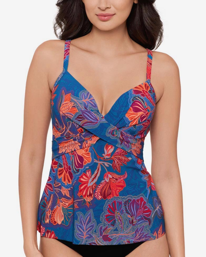 Miraclesuit Decoupage Allure Tankini Top - 6566378