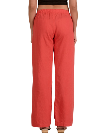 Elan Drawstring Wide Leg Cover Up Pant - ETl2405