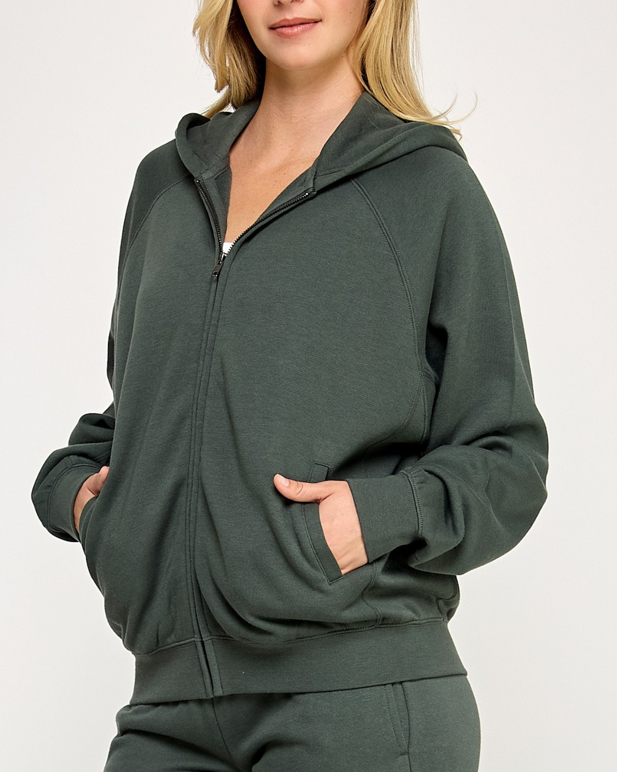 Reflex Basic Fleece Zip Up Hoodie (More colors available) - JK482