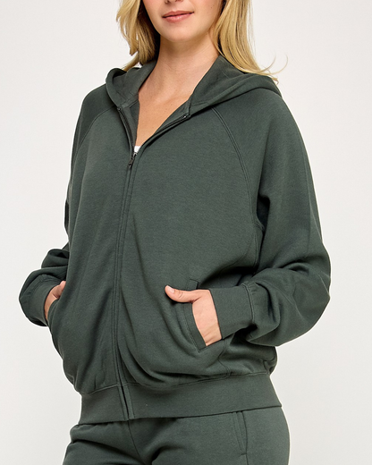 Reflex Basic Fleece Zip Up Hoodie (More colors available) - JK482
