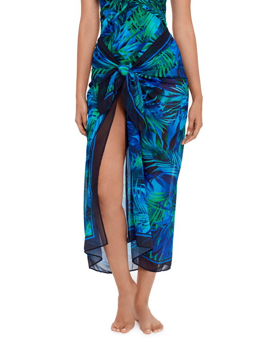 2024 Miraclesuit Palm Reeder Scarf Pareo Swim Cover Up - 6558200