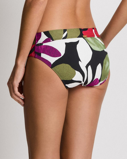 Lauren Ralph Lauren Modern Jungle Floral Classic Band Hipster Bottom - 20637155