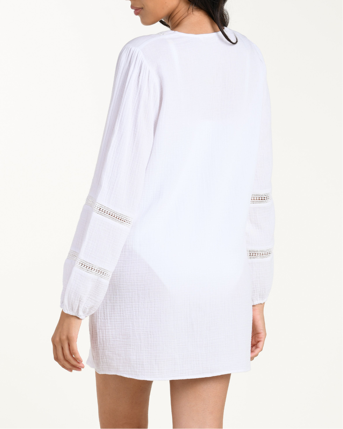 La Blanca Seaside Covers V-Neck Tunic Cover Up - LB6CZ38