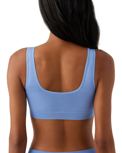 Wacoal B-Smooth Wirefree Bralette (More colors available) - 835275 - Blue Hydrangea