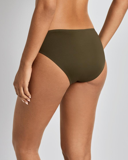 Lauren Ralph Lauren Beach Club Solids Ring Hipster Bikini Bottom (More Colors Available) - 20601051