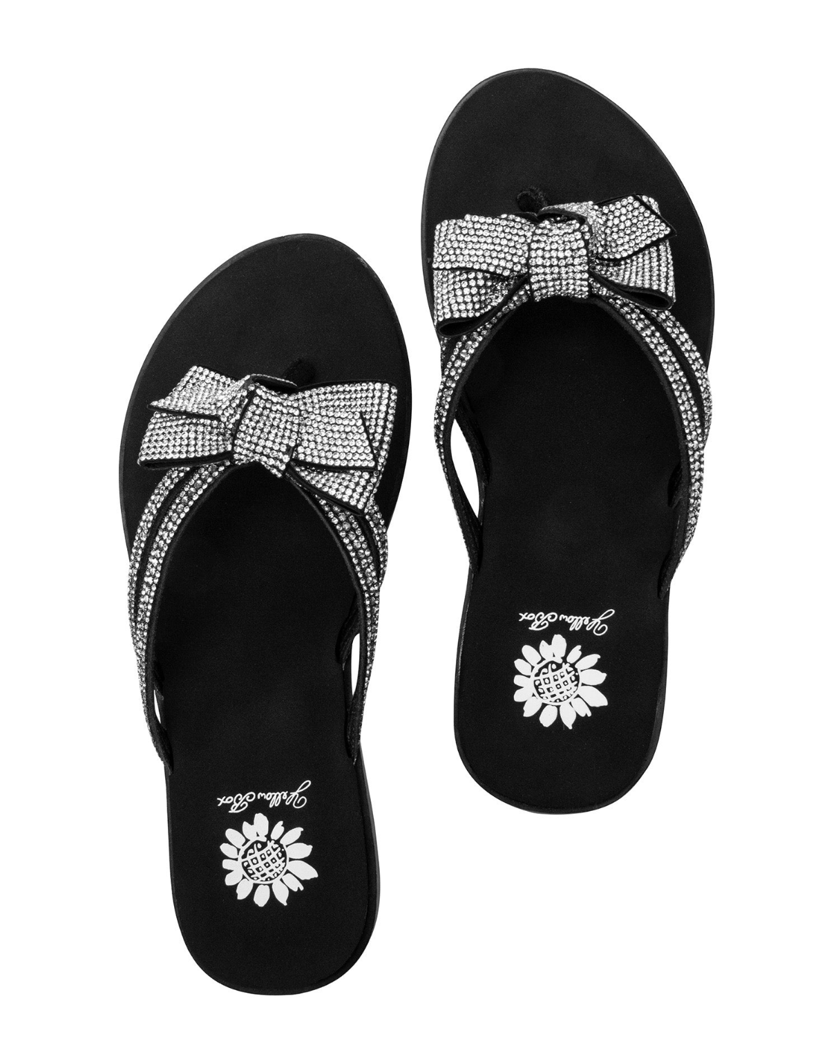 Yellow Box Donna Crystal Bow Sandal