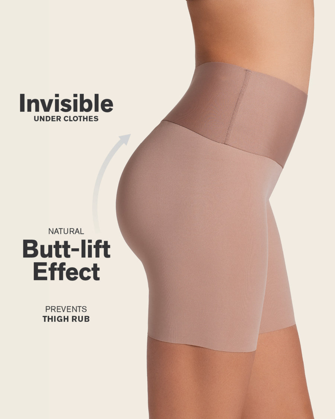 Leonisa Powerstay Stay-In-Place Seamless Shapewear Shorts - 012970